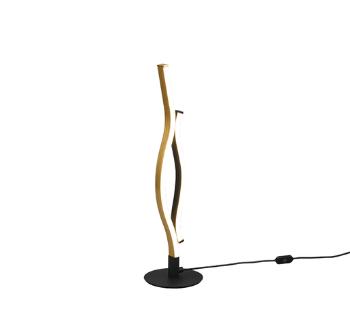 LED stolová lampa Trio Blaze mosadz 541210208