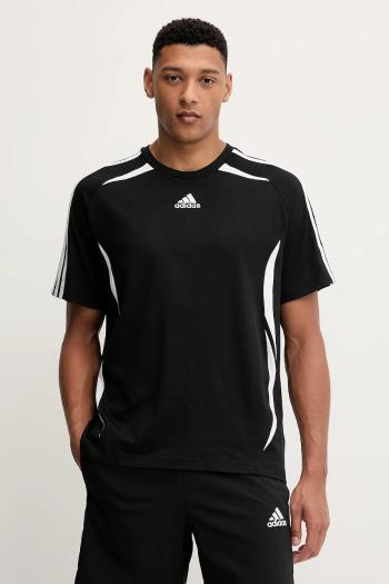 Bavlnené tričko adidas Originals Teamgeist pánske, čierna farba, s nášivkou, KE0145