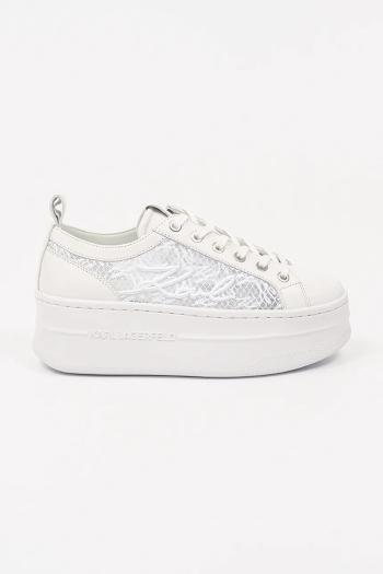 Tenisky Karl Lagerfeld KOBO III dámske, biela farba, KL65011F