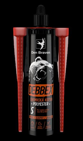 DEN BRAVEN - Chemická kotva POLYESTER šedá 300 ml