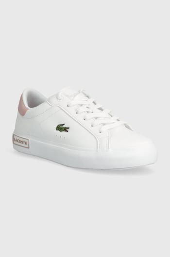 Detské tenisky Lacoste Vulcanized ružová farba