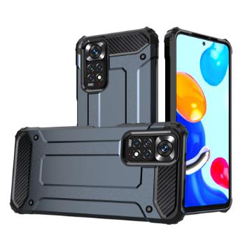 MG Hybrid Armor plastový kryt na Xiaomi Redmi Note 11S / Note 11, modrý