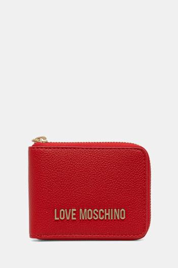 Peňaženka Love Moschino dámska, červená farba, JC5639PP1NLD0500