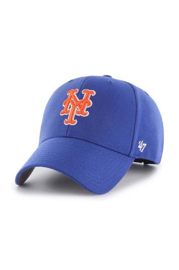 Šiltovka s prímesou vlny 47 brand MLB New York Mets s nášivkou, B-MVP16WBV-RYC