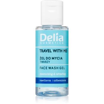 Delia Cosmetics Travel with me čistiaci gél na tvár 50 ml