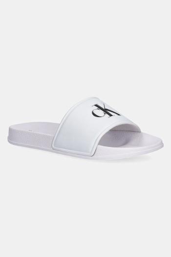Detské šľapky Calvin Klein Jeans biela farba, V3X0-83032
