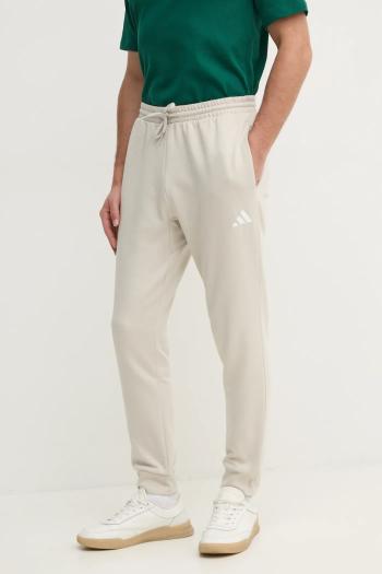 Tepláky adidas Feelcozy béžová farba, jednofarebné, IN6078