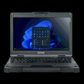 Getac B360G2, 33.8cm (13,3''), Full HD, QWERTZ (DE), Chip, USB, USB-C, RS232, BT, Ethernet, Wi-Fi, Intel Core i7, SSD, Win. 11 Pro, RB