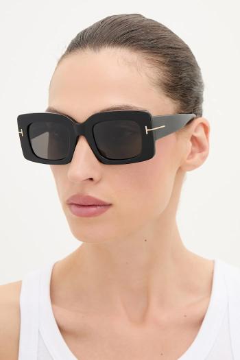 Slnečné okuliare Tom Ford Brigitta dámske, čierna farba, FT1188_5001A