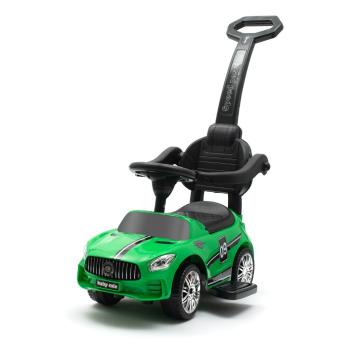 Mașinuță Baby Mix pentru copii cu sunet și barăde ghidare Racer, verde, verde