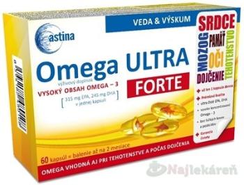 Astina Omega ULTRA FORTE na správnu funkciu mozgu, 60ks