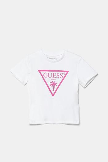 Detské tričko Guess biela farba, s potlačou, L5GI29 J1314