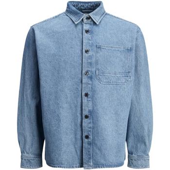 Jack & Jones  JJINOLAN JJO 12261948  Košele s dlhým rukávom Modrá