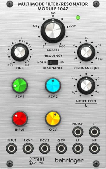 Behringer Multimode Filter Resonator Module 1047 Modulárny systém