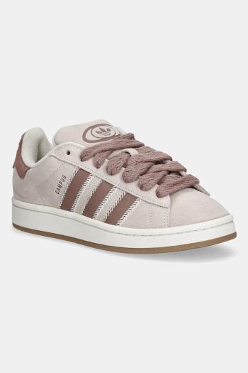 Semišové tenisky adidas Originals Campus 00S W ružová farba, JQ5804