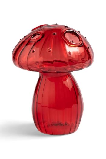 Dekoratívna váza &k amsterdam mushroom red 12,5 cm