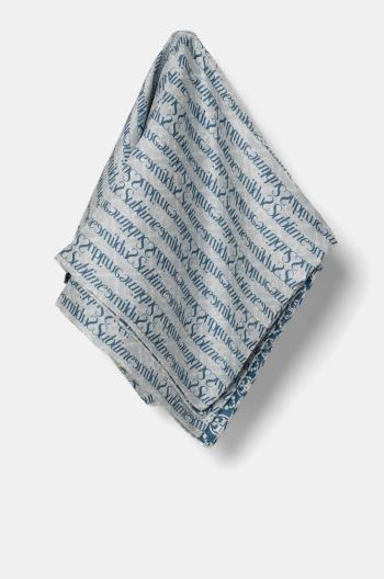 Hodvábna šatka Tory Burch T Monogram Sublime Silk vzorovaná, 166713-400