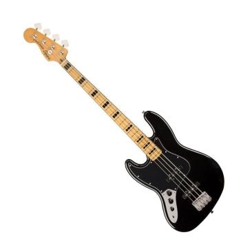 Fender Squier Classic Vibe 70s Jazz Bass MN LH Black Elektrická basgitara