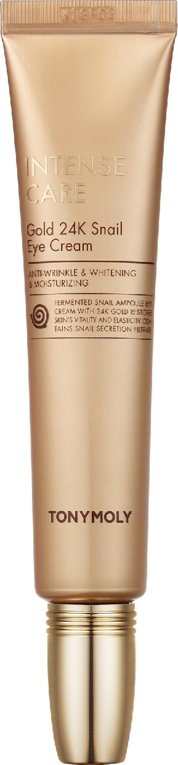 Tony Moly Očný krém proti vráskam Intense Care Gold 24K Snail (Eye Cream) 30 ml