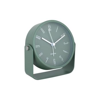 Dizajnový budík Karlsson 5989GR zelený, priemer 12cm