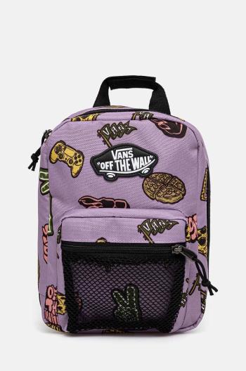 Detská taška na jedlo Vans OLD SKOOL LUNCH PACK fialová farba, malý, vzorovaný, VN000H57D451