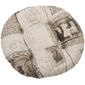 Bellatex IVO okrúhly prešívaný – priemer 40 cm – obrazy (3677)