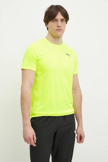 Tréningové tričko Puma Tad Essentials žltá farba, jednofarebné, 525908