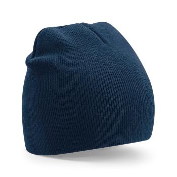 Beechfield Klasická recyklovaná čiapka Beanie - Tmavomodrá