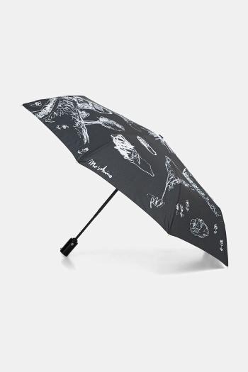 Dáždnik Moschino čierna farba, 8979