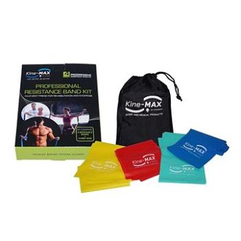 Kine-MAX Pro-Resistance Band Kit – Súprava posilňovacích gúm, level 1 – 4 (8592822000716)