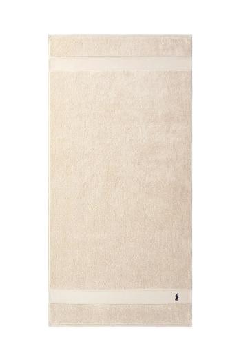 Bavlnený uterák Ralph Lauren Polo Player Pale Oak 70 x 140 cm béžová farba