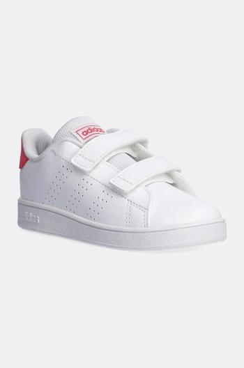 Detské tenisky adidas ADVANTAGE biela farba