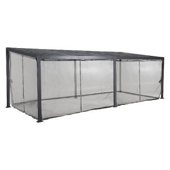 Deokork Sieť proti hmyzu LUXURY 6x3,5 m (grafit)