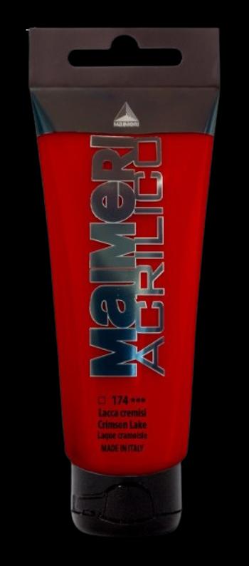 MAIMERI ACRILICO - Akrylové farby 174 - crimson lake, 0,2 L