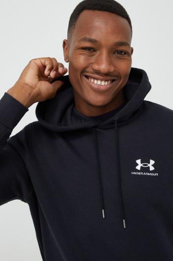 Mikina Under Armour pánska, čierna farba, s kapucňou, s nášivkou, 1373880