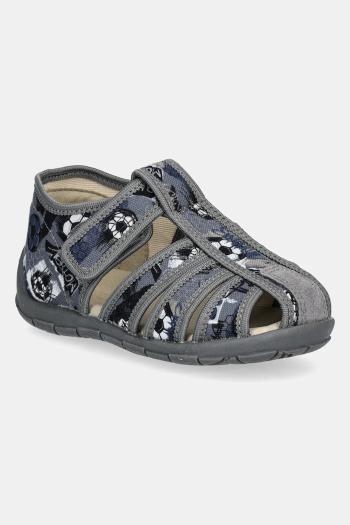 Detské papuče Froddo CLASSIC SLIPPERS šedá farba, G1700413