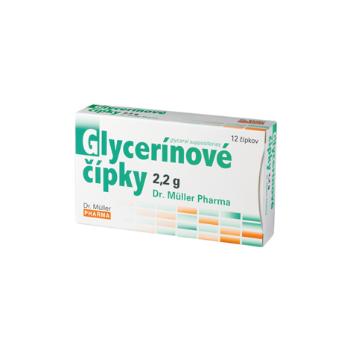 Dr. Müller Glycerínové čípky 2,2g 12 ks