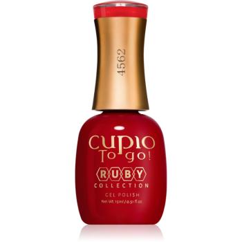 Cupio To Go! Ruby gélový lak na nechty s použitím UV/LED lampy odtieň Hot Red 15 ml