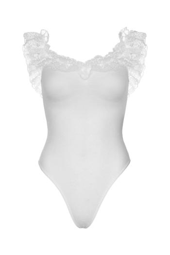 Biele body s čipkou 89269