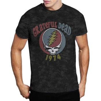 Grateful Dead tričko 1974 Šedá XL