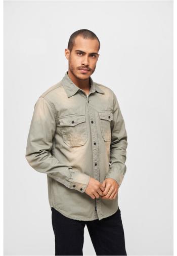 Brandit Hardee Denim Shirt olive grey - L