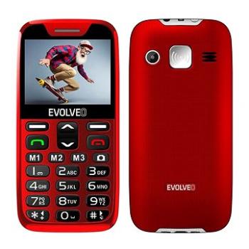 EVOLVEO EasyPhone XD, červeno-strieborný (EP-600-XDR)