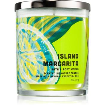 Bath & Body Works Island Margarita vonná sviečka s esenciálnymi olejmi 227 g