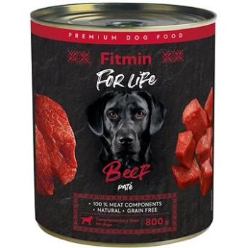 Fitmin for Life Hovädzia konzerva pre psov  800 g (8595237033027)