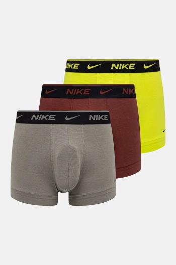 Boxerky Nike 3-pak pánske, čierna farba, 0000KE1008