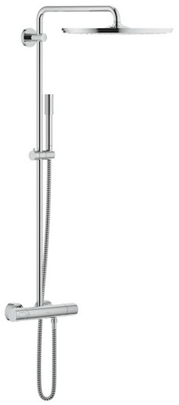 Sprchový systém Grohe Rainshower System s termostatickou batériou chróm 27174001