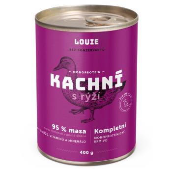 LOUIE Kačacie s ryžou konzerva pre psov 400 g