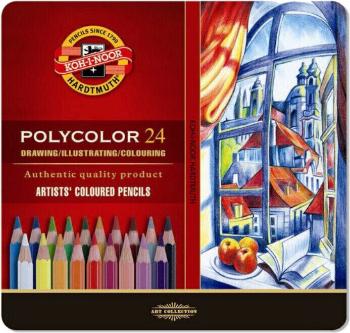 KOH-I-NOOR Polycolor Artist's Coloured Pencils Sada farebných ceruziek 24 ks