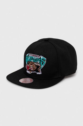 Šiltovka Mitchell&Ness Vancouver Grizzlies čierna farba, s nášivkou