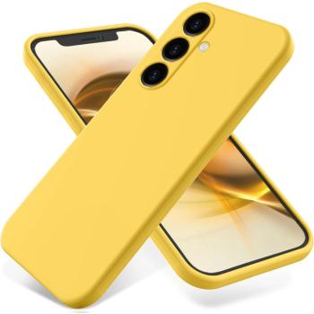 RUBBER Ochranný kryt pre Samsung Galaxy S24 FE 5G žltý